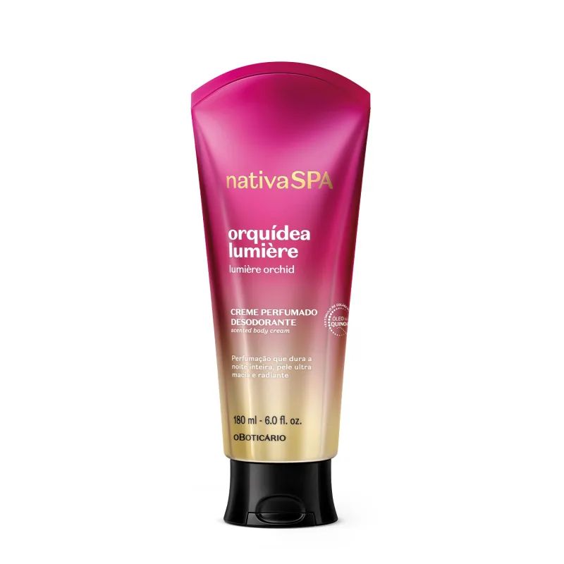 CREME PERFUMADO DESODORANTE NATIVA SPA ORQU�DEA LUMI�RE 180ML